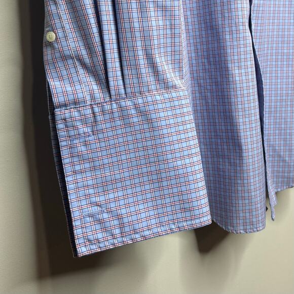 Jos. A. Bank Executive Collection Button Down Shirt Size 15.5 x 33 Tailored Fit - Picture 5 of 8